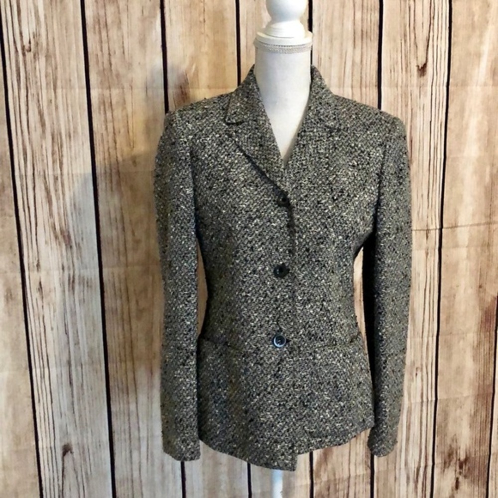 Jones Wear Tweed Blazer with Full Lining Size 6